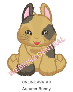 Webkinz Classic Autumn Bunny *Solo código* (~mensaje~) - Imagen 1 de 4