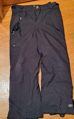 Columbia Snowpants Youth Size 10/12 Black , Adjustable Waist, Used - Image 1 of 4
