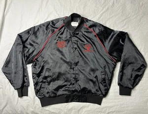 Vintage Designs Unlimited Viper RT/10 Satin Jacket Men’s XL Black Button Up - Picture 1 of 10