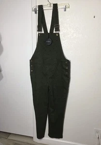 STORIA MILITARY GREEN WITH BLACK STARTS PRINT DAMEN LATZHOSE TISCHLER GR XL - Bild 1 von 10