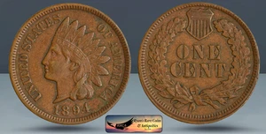 1894 Indian Head Cent, Penny, Extremely Fine+ Condition, Ryan's Rare Coins C8463 - Picture 1 of 4