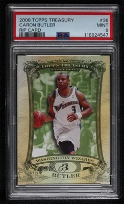 Tarjetas Topps Treasury Rip 2008-09/299 Caron Butler #36 PSA 9 como nuevas Foto 1 de 2