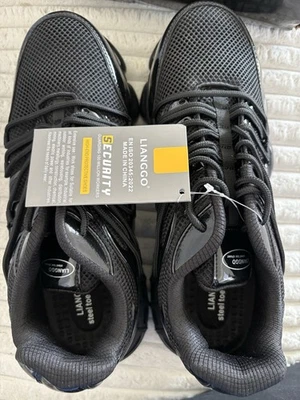 Lianggo Men's Steel Toe Safety Shoes Size 10.5 Lightweight Puncture Resistant - Image 1 of 4