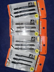 New Fire Storm 6,10,14,18 TPU Jigsaw Blades jig saw 4-packs - Picture 1 of 7