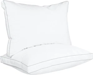 Bed Pillows for Sleeping Queen Size (White), Set of 2, Cooling Hotel Quality,... - Picture 1 of 8