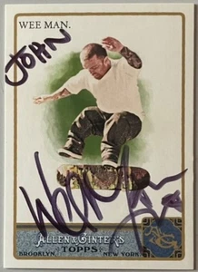 TARJETA JASON ACUNA "WEE-MAN", 100% AUTÉNTICA AUTOGRAFIADA TOPPS "ALLEN & GINTER" - Imagen 1 de 1
