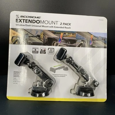 Scosche ExtendoMount Window Dash Universal Phone Mount Apple Samsung Extendo - Image 1 of 4