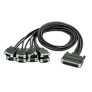 Compact 8 Port DB78Pin to DB9Pin PCIe Serial Cable for RealTime - Picture 1 of 8