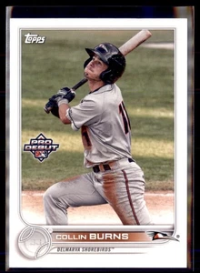 Topps Pro 2022 debut Collin Burns Delmarva Shorebirds #PD-199 - Imagen 1 de 2