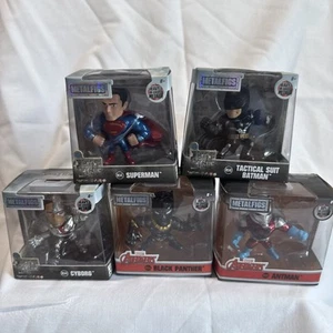 Metalfigs Justice League Superman Batman cyborg black panther antman - Picture 1 of 4