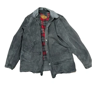 Abrigo de Colección Woolrich Denim Tareas Chaqueta de Granero Forrada de Lana Polar Para Hombre’s M Raro EE. UU. - Imagen 1 de 16