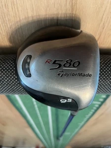TAYLORMADE R580 9.5 degrees Titanium Driver 65 Gram Graphite Stiff Flex RH - Picture 1 of 11