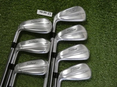 Titleist 2025 T350 Forged Left Hand Irons 5-P & 48* W AMT Red Regular Steel New - Image 1 of 4