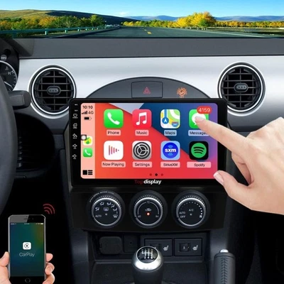 Radio Upgraded Android Fit for Carplay Car Stereo for Mazda MX-5 2006-2021 -US - Изображение 1 из 4