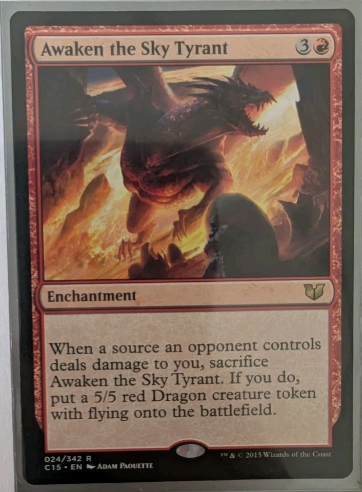 Awaken the Sky Tyrant Commander 2015 - MTG RARE - Image 1 of 1