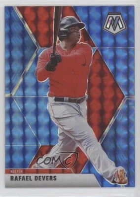2020 Panini Chronicles Mosaic Blue Prizm /99 Rafael Devers #68 - Image 1 of 2