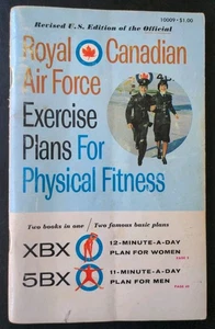 Vintage 1962 Revised Royal Canadian Air Force Exercise Plans Physical Fitness - Picture 1 of 3