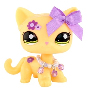Gato de pelo corto LPS juguete para niña juego mascota figura coleccionable animal niño regalo - Imagen 1 de 9