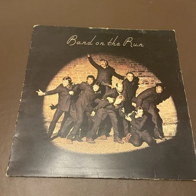 Wings Band On The Run Vinyl LP Paul McCartney with Poster  - Image 1 of 4