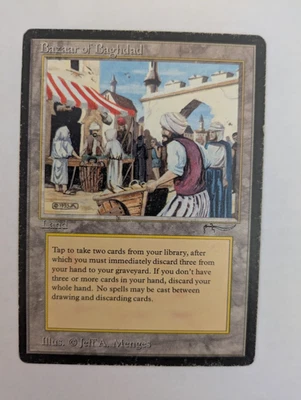 Bazaar of Baghdad Arabian Nights MTG Heavily played Free shipping with tracking - Image 1 of 2