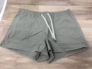 Vuori Vintage Ripstop Shorts Color- Grey/Green Women's Small-Mid Rise 3in-Inseam - Picture 1 of 9