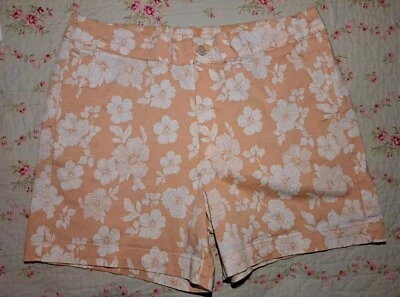 Pantalones Cortos Jachs Girlfriend Mujer XXL NY Tropical Floral Informal Playa Isla Vacaciones Foto 1 de 4