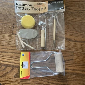 Richeson 6-teiliges Profi Keramik Werkzeug Kit & Kemper Ton Roller - Bild 1 von 3