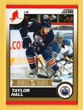 2010-11 Score Gold #560 Taylor Hall Rookies and Traded - Edmonton Oilers