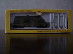 HO Model Power Military 9180 Flat Car w/ Launcher & 3 SAM Missiles. Includes Box - Picture 1 of 4