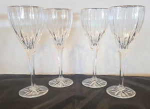 Mikasa Kristall Golden Diadem Wasserkelch Gläser 8 7/8" - 4er Set - Bild 1 von 7