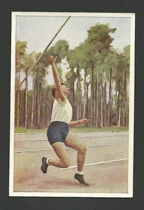 Javelin Track & Field Vintage 1932 Sanella Sports Card #97 - Picture 1 of 1