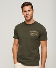 Superdry Mens Workwear Flock Graphic T-Shirt - S Regular