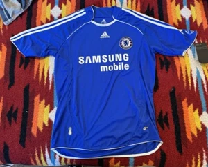 CHELSEA LONDON 2006/2007 HOME FOOTBALL SOCCER SHIRT TRIKOT CAMISETA ADIDAS BLAU - Bild 1 von 15