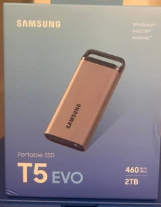 👍 NEUF SCELLÉ - SAMSUNG T5 EVO - SSD PORTABLE 2 To mu-pm2tog/ww portable ssd - Photo 1/1