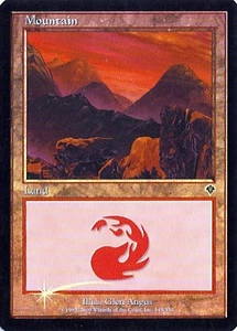 MTG - Invasion - Mountain #345 - Foil - Various conditions - Picture 1 of 1