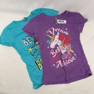 Next Level Girls size 7/8 T-shirts Jojo Siwa Purple and Blue NWT Unicorn Dance - Picture 1 of 6