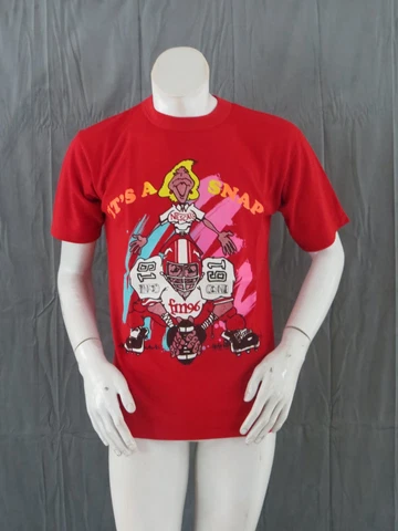 Calgary Stampeders Shirt (VTG) - Nescafe Promo Piece Rare - Men's Large Cover