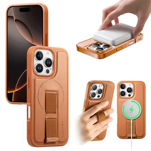 Für iPhone 16 Pro Max 15 14 13 12 Handyhülle Magnet Handschlaufe Trendy Case - Bild 1 von 14