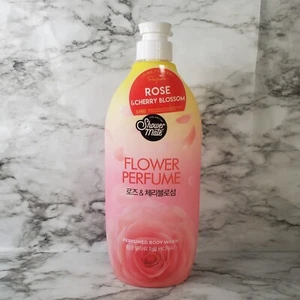Shower Mate Pink Flower Rose & Cherry Blossom  flower Perfume Body Wash 31.7 oz - Picture 1 of 10