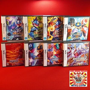 Lot 8 DS Rockman Megaman ZX Leo Dragon Pegasus Advent Exe Zero Twin Nintendo JP - Picture 1 of 11