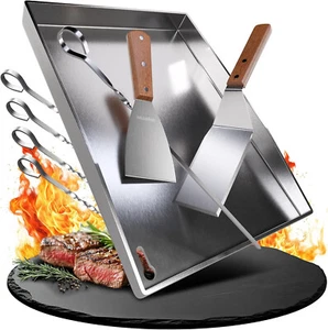 WILDGÅRD - piastra plancha per grigliare 40x30 cm in acciaio per barbecue - Foto 1 di 13