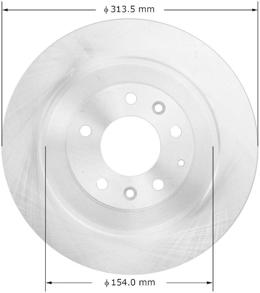 Rotor de freno de disco-Mazdaspeed Bendix PRT6089 para Mazda 6 2007 Foto 1 de 1