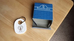 Vintage Royal Doulton International Collector's Club England 1980-1990 Keychain - Picture 1 of 5