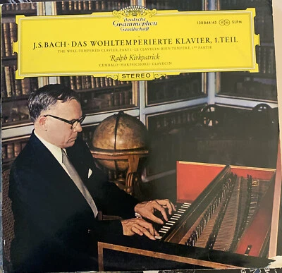 J.S. Bach-Ralph Kirkpatrick- Well Tempered Clavier 2x Vinyl Duetsche Grammaphon - Image 1 of 4