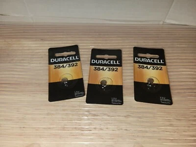 (3) Duracell Battery Silver Oxide 384/392 1.5V  SR41 SR736W Watch/Calculator  - Image 1 of 3
