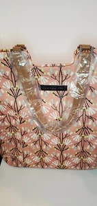 Petunia Pickle Bottom TAILORED Tote Birch/Blissful Brisbane Diaper Bag NEW Pink - Picture 1 of 5