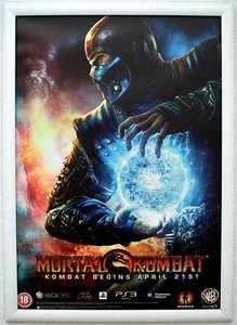 Mortal Kombat RARE PS3 XBOX 360 42cm x 59cm Promo Poster #3 - Bild 1 von 2