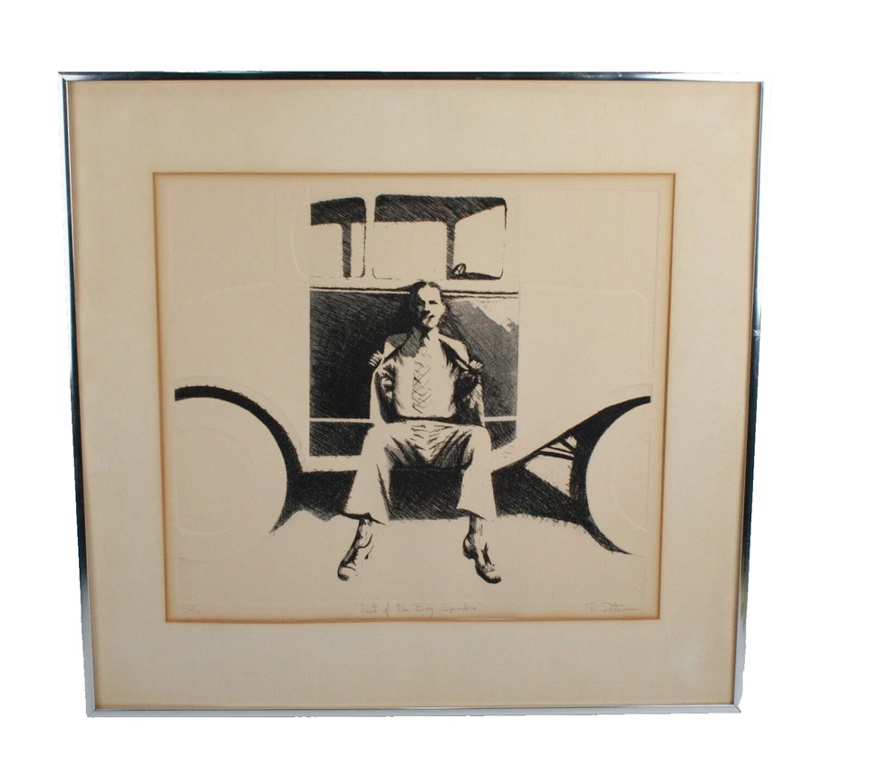 Grabado Robert Conrad Detamore "El último de los grandes gastadores" edición limitada 61/90 Foto 1 de 4