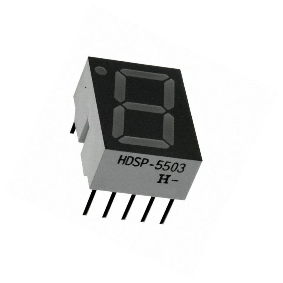 Écran HDSP-5503 : LED 7 segments 14,22mm 0,56" Anz.Z : 1 rouge 0,9-2,8mcd BRO... - Photo 1/1