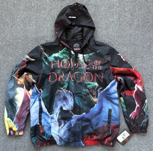 NWT Members Only Game of Thrones House of the Dragon Windbreaker, Men Large - Picture 1 of 13